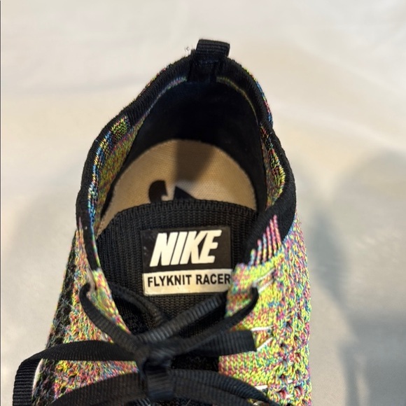 Nike 2012 Flyknit Racer Multicolor 1.0 sz 8, Preowned,  Black Tongue VERY RARE - Picture 2 of 11